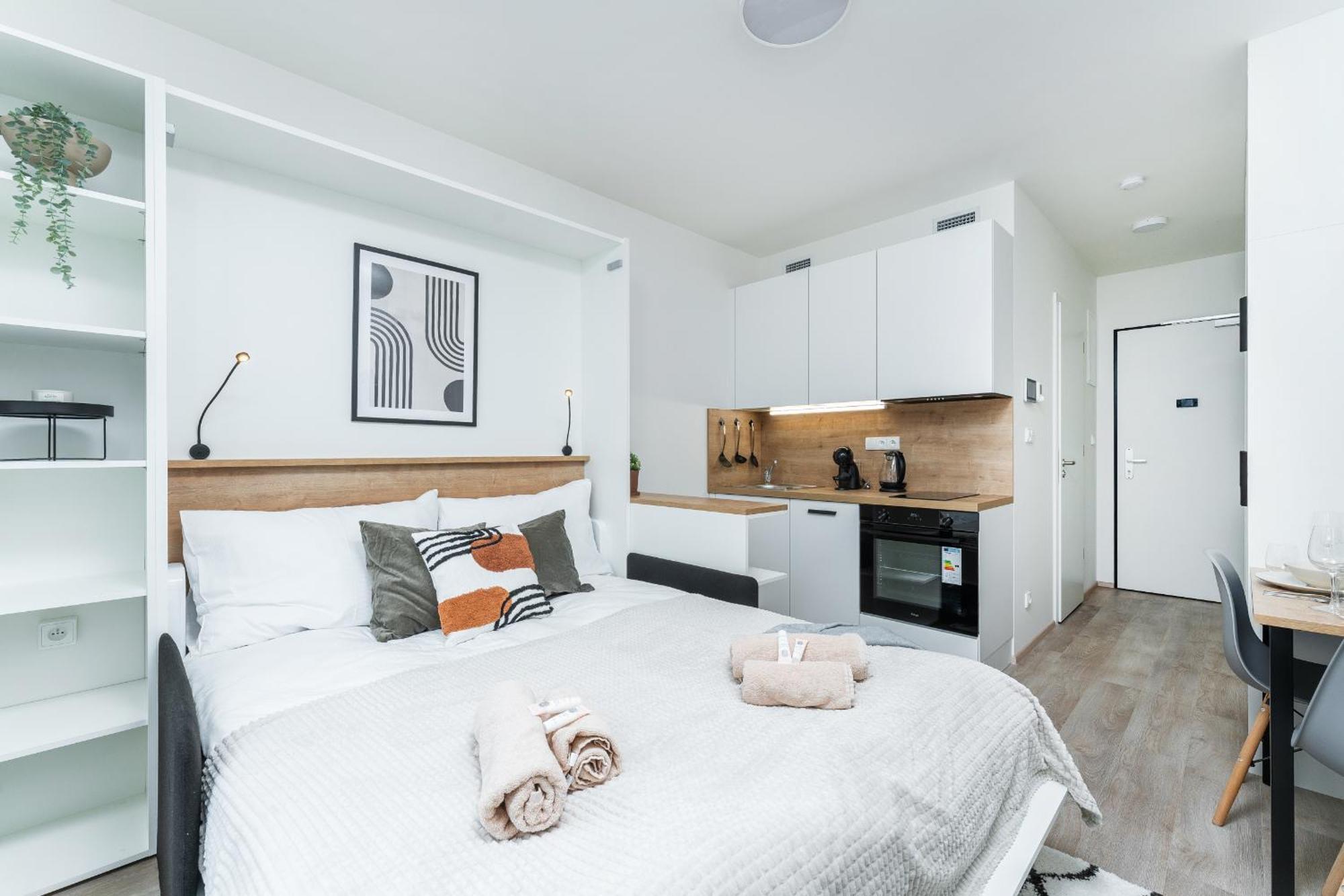 Mymozart Apartments Prague By Rentero Property Bagian luar foto